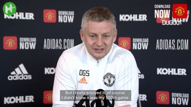 Solskjaer reacts to his first 99 games in Premier League management